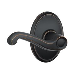 an image of a black door handle on a white background