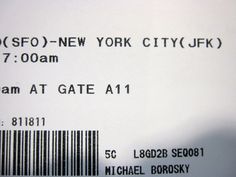 New York Ticket Plane, New York Flight Ticket, Plane Ticket To New York, New York Plane Ticket, Travel Header, Nyc Ticket, New York Ticket, New York Flight, Old Money Decor