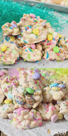 there are many cookies that have sprinkles on them