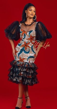 Short Ankara Dresses, 2 In 1 Dress, Ankara Short Gown Styles, Best African Dresses, African Fashion Skirts