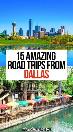 15 Amazing Road Trips from Dallas Day Trips From Dallas, Usa Vacations, Texas Getaways, Dallas Travel, Best Weekend Trips, City Inspiration, Southwest Usa, Best Weekend Getaways, Travel Bucket List Usa