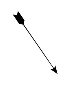 an arrow pointing to the right on a white background