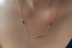 Minimalist Mangalsutra, Modern Mangalsutra Designs, Indian Gold Necklace Designs, Indian Gold Necklace, Gold Bar Pendant, Wedding Jewellery Designs, Couple Ring Design, Mangalsutra Chain, Mangal Sutra