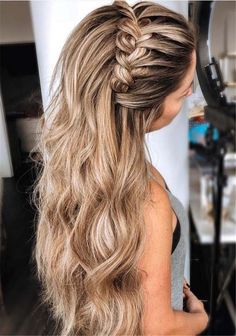 Hairstyle Secrets Revealed: Insider Tips for Flawless Looks Glamorous Wedding Hair, Wedding Hair Half, Plaits Hairstyles, Braided Hairstyles For Wedding, Braided Hairstyles Easy, Wedding Hairstyles For Long Hair, Half Up Hair, Braids For Long Hair