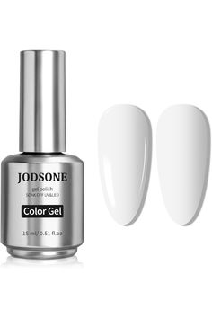 JODSONE 15ml Gel Nail Polish White Gel Nail Polish White Nail Polish Soak Off Led Gel Polish Nail Art Manicure Salon Diy Home For Girl Nail Polish White, Diy Salon, Gel Polish Nail Art, White Nail Polish, Street Swag, White Nail, Womens Nails, Uv Led