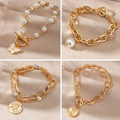 Fashion Chain Bracelet on hand for Women Female Bohemian Luxury Vintage Portrait Pearl Gold Bracelet Bangles 2022 Trend JewelryModel Number:1005002370127307 Gold Braces, Pearl Gold Bracelet, Gold Pearl Bracelet, Vintage Cuff Bracelet, Trend Jewelry, Trending Bracelets, Bracelet Watches Women, Vintage Portrait, Luxury Bracelet