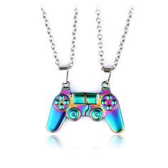 PRICES MAY VARY. Matching Necklace For Couples:two matching console handle necklaces ,Symbolizing the eternal love and friendship between lovers or best friends. BFF Friendship Sister Necklace Matching Necklace for Best Friend Game Controller Necklace: This game pad pendant necklace is made of stainless steel, with beautiful colors, effectively prevents oxidation and prolonging the wear time. The chain is gentle and is unrestricted. Interesting necklaces and unique jewelry Matching Friendship Ne Friend Presents, Best Friend Valentines, Matching Necklaces For Couples, Bff Necklace, Bff Jewelry, Women Friendship, Women Friends, Bff Gift, Bff Necklaces