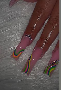 Vacation Nails Black, Vacation Nails Black Women, Drippy Nails, Jamaica Nails, Nails Black Women, Summer Time Nails, Spring Board, Tapered Square Nails, Cute Nail Art Designs