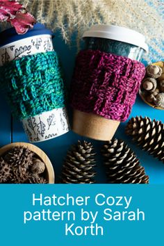 Dive into the world of crocheting with The Hatcher Cozy by expert teacher Sarah Korth of SEK Handmade! This fun and easy-to-follow guide is packed with step-by-step instructions, perfect for both beginners and pros alike. Unleash your inner artist and create beautiful, cozy cups with squishy post-stitches. What are you waiting for? Grab the pattern and start learning! Crochet D, Malabrigo Yarn, Le Crochet, Half Double Crochet, Worsted Weight Yarn, Tapestry Needle, Worsted Weight