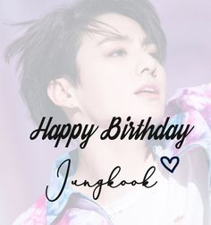 an image of a person with the words happy birthday jnufook on it