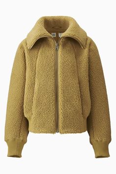 Uniqlo U, Christophe Lemaire, Bear Jacket, Shearling Coat, Fleece Coat, Sport Wear, Fashion Sketches, Outfits Casuales, Uniqlo