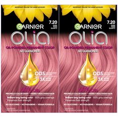 PRICES MAY VARY. Oil powered with no ammonia permanent hair color Olia shade 7.20 Dark Rose Quartz is a shade full of intense rose and iridescent reflects that provides 100% gray coverage to achieve vivid, radiant long lasting color for all hair textures Best for anyone with natural hair between medium blonde and medium brown Ammonia free permanent hair color made with a 60% oil blend with natural flower oils to help reverse roughness and dullness to deliver brilliant color and visibly healthier Midnight Rose Hair Color, Dusty Rose Hair Dye, Rose Gold Hair Box Dye, Best Red Hair Dye Walmart, Overtone Rose Gold On Brown Hair, Garnier Hair Color, Dusty Rose Hair, Color Conditioner, Nike Shoe