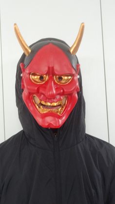 "This is a listing for a Hannya mask made of resin. Great prop for pranks and Halloween. Buyer will receive the item as shown in the photos. The color of the item may differ from the those in the photos due to the resolution of your monitor. Dimensions: 9.5\" x 6.5\" Weight: 477 gm Condition: Good Shipping Policy: Purchased item will be shipped the next business day after receipt of payment. It'll take up to 14 days to reach buyer's destination. Return Policy: We will provide full refund if the Red Fantasy Masks And Prosthetics For Events, Red Fantasy Style Masks And Prosthetics For Events, Red Fantasy Masks And Prosthetics For Fantasy Events, Red Fantasy Style Masks And Prosthetics For Fantasy Events, Novelty Masks For Cosplay And Halloween, Novelty Masks For Halloween Cosplay, Warrior Style Masks For Cosplay And Masquerade Events, Warrior Style Masks And Prosthetics For Halloween, Warrior Masks And Prosthetics For Halloween