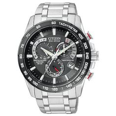 Citizen® Eco-Drive™ Stainless Steel Men's Watch available at #crazypinlove #helzbergdiamonds Citizen Eco Drive Men, Citizen Eco Drive, Victorinox Watches, Mens Watches Citizen, Eco Drive Watches, Mens Chronograph