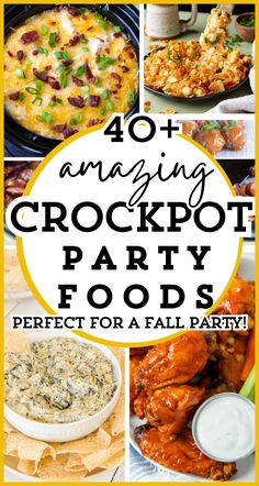 the best crockpot party foods for a fall party