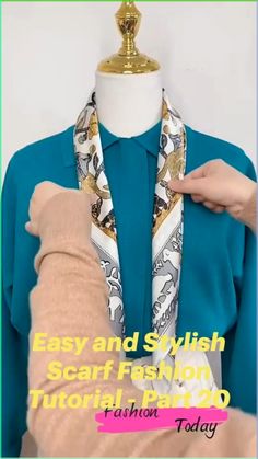 \n\nEasy and Stylish Scarf Fashion Tutorial - Part 20 How to tie a scarf more fashionable? We Show How to How to tie a scarf more fashionable in form of Different Videos. If you're looking to wear a scarf in an attention-grabbing way, don't wrap it around your neck. Instead, wear a neutral or monochromatic outfit, and let the scarf be the star of the show. This is how to wear a scarf in a non-typical way.\n\n#fashion #love #style #instagood #like #photography #photooftheday #beautiful #follow #instagram #picoftheday#scarf #hijab #fashion #shawl #hijabstyle #hijabfashion #scarves #scarfstyle #voal #style #jilbab #handmade #pashmina #kerudung #scarffashion #hijabers #accessories #ootd #hijabi #voalscarf #silk #tudung #silkscarf #hijabvoal #printedscarf #scarfmurah #voalpremium #love #muslim Ways Of Tying A Scarf, Different Ways To Use A Scarf, Neck Scarf With Hijab, How To Make A Tie With A Scarf, How To Tie A French Scarf, Scarf On Neck Style, Different Ways To Tie A Scarf Around Your Neck, How To Wear A Handkerchief, How To Tie A Scarf Around Your Neck Tutorials