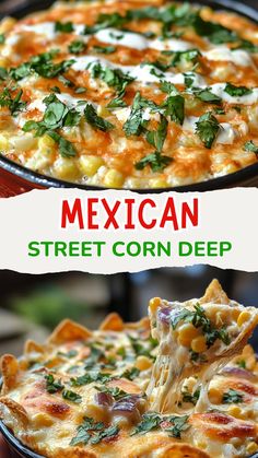 Mexican Street Corn Dip Taco Night Dip Ideas, Quick Mexican Appetizers, Mexican Main Dishes For Party, Easy Mexican Street Corn Dip Recipe, Spicy Mexican Corn Bites, Appetizer For Bbq Dinner, Easy Mexican Corn Dip, Street Corn Queso Dip, Mexican Food Dishes For Party