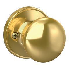 an image of a golden door knob