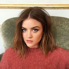 Lucy hale Lucy Hale Hair, Dream Cream, Ombré Hair, The Beauty Department, Hair Length, Her Eyes, Hair Envy, Long Bob