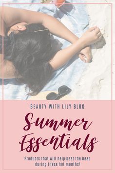 Products to Help Beat the Heat // Sweat Proof Products // How To Survive Summer // Summer Must Haves // Products To Help Get You Through Summer | Beauty With Lily #summeressentials #summermusthaves How To Keep Cool In Summer The Heat, Body Sunscreen, Facial Spray