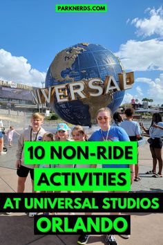 10 Non-Ride Activities at Universal Studios Orlando Best Rides At Universal Orlando, Rides At Universal Studios Orlando, Tips For Universal Studios Orlando, Universal Florida, Orlando Studios, Universal Studios Orlando Trip