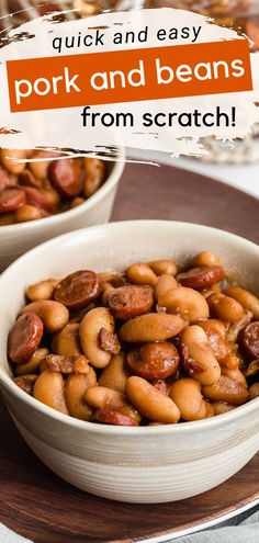 A delicious comfort food bean dinner idea for tonight! This pork and beans is a canned bean recipe that kids and adults will love.It contains bacon and hot dog pieces, but you can use your favorite meats. Plus learn the secret tips and tricks to make the best version of this weeknight dinner recipe! Pork And Beans Recipe, Breaded Chicken Strips, Baked Breaded Chicken, Pork And Beans, Beans In Crockpot