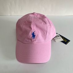 -Brand New With Tags -100% Cotton, Eyelet Vents, Adjustable Strap, Logo Embroidered - Color: Pink. One Size Polo Hats, Ralph Lauren Hat, Ralph Lauren Cap, Polo Cap, Ralph Lauren Hats, Pink Baseball Cap, Polo Hat, Santa List, Gentleman Aesthetic