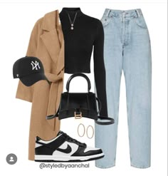 Panda Outfit, Dunks Outfit, Stile Casual Chic, Chique Outfits, Causual Outfits, Mode Inspo, Teenage Fashion Outfits, Casual Style Outfits, Mode Inspiration