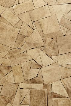 the wood is made up of many different types of pieces of wood that are cut in half