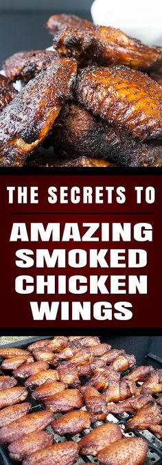 the secrets to amazing smoked chicken wings are in this book, and it's easy