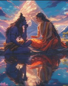 Nothing is more beautiful and pure than this ❤️ Lord shiva and devi parvati ❤️🙏 शिव-शक्ति Devi Parvati, Kali Shiva, Rudra Shiva, Shiva Parvati Images, Peace Illustration, Shiva Wallpaper, Photos Of Lord Shiva