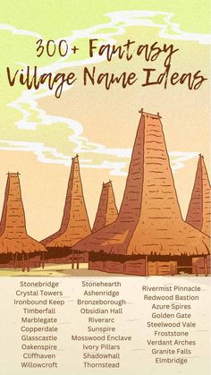 an image of a poster with the names of different types of hills and pyramids