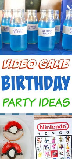 video game birthday party ideas for kids