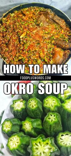 African Okra Stew Nigerian Food, Egusi And Pounded Yam, Okra Stew African, Egusi Soup Nigerian Food, Nigerian Okra Soup, Egusi Soup Recipes, Okro Soup, Cultural Dishes, Okra Soup Recipe