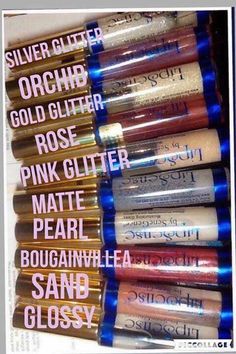 What's your favorite #lipsense gloss by #senegence? www.senegence.com/TimelessEleganceByTara Lipsense Glosses, Shadow Sense, Glitter Rosa, Glitter Roses