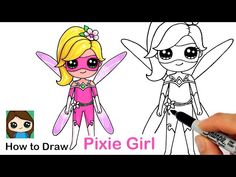 how to draw pixie girl from the powerpuff girls movie