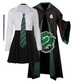 Slytherin Uniform, Harry Potter Uniform, Slytherin Costume, Harry Potter Costumes, Harry Potter Case