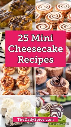 25 mini cheesecake recipes that are delicious and easy to make