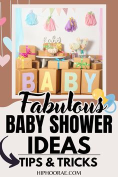 baby shower ideas and tips for babies