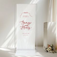 Georgie - Linen Welcome Sign Whimsical Wedding Signage, Linen Wedding Signage, Linen Welcome Sign Wedding, Engagement Party Signage, Linen Welcome Sign, Welcome Signs Wedding, Standing Signage, Reception Timeline, White Linen Fabric