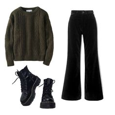 Grange Style, Boyfriend Look, Swaggy Outfits, Mode Vintage, Cable Knit Sweater, Casual Style Outfits, Lookbook Outfits, Teen Fashion Outfits, Dream Clothes