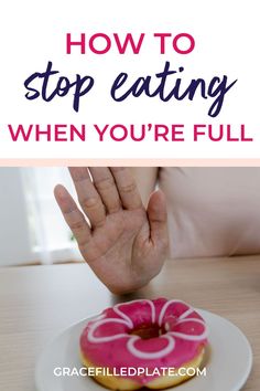 You're puzzled. You really do want to eat less but then... you don't. You're tired of feeling out of control around food and, yet, you don't know how to stop overeating. You try, you fail, you see yourself as a failure. This should NOT be the case. You, my friend, are not broken. You've just been trying to fix a deeper challenge with a band-aid approach. Find 4 awesome tips that will help you get your motivation back in this blog post! #overeating #howtostopovereating #biblestudy Christian Diet, Feeling Out Of Control, Christian Health, Eating Too Much, Stop Overeating, Eat Less, Fiber Rich Foods, Unprocessed Food, Ate Too Much