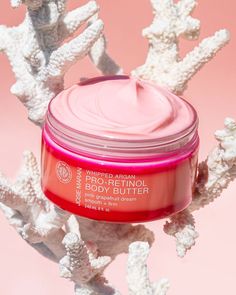 💖NEW SCENT ALERT 💖 Say hello to the limited-edition Pro-Retinol Body Butter in Pink Grapefruit Dream! We collaborated with @coral_org to bring you the first-ever scented Pro-Retinol Body Butter; it smells like juicy, fresh-squeezed grapefruit and helps protect and preserve our world’s coral reefs at the same time. When you shop it, 10% of ALL sales go toward supporting CORAL's mission! #itscooltocare ⠀⠀⠀⠀⠀⠀⠀⠀⠀ Drop a 🐠 below if you're scooping up this delicious body butter! Josie Maran, Organic Argan Oil, Firm Skin, Candy Christmas Decorations, Pink Grapefruit, Essential Fatty Acids, Health And Beauty Tips, Aging Skin Care, Skin Firming