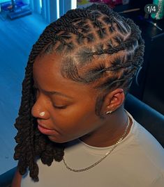 Side Sweep Loc Styles, Wedding Guest Loc Styles, Loc Styles To The Side, Loc Styles For Women Medium Length, Shoulder Length Loc Styles For Women, Bob Locs Hairstyles For Black Women, Loc Hairstyles No Retwist, Loc Braids For Black Women, Loc Twist Styles For Women