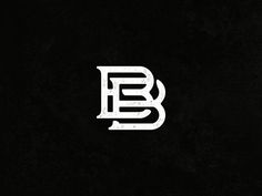 the letter b is made up of white letters on a black background, and it appears to be used as a logo