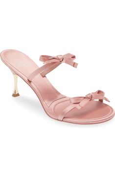 Jeffrey Campbell Bow Bow Sandal (Women) | Nordstrom Hoco Heels, Light Pink Heels, Heels Bow, Bow Bow, Rollerball Perfume, Bow Sandals, Bow Shoes, Pink Heels, Fabric Gift Bags