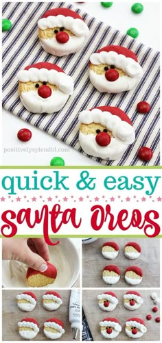 quick and easy santa creme cookies