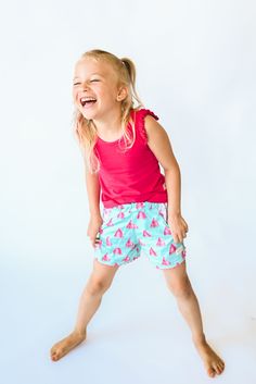 Our Zöe Tops pair perfectly with everything. This sweet pink top is no exception. Pink Stretch Short Top, Cute Short Tops For Sleepover, Pink Short Tops For Summer, Pink Short Summer Tops, Playful Short Cotton Tops, Cute Summer Loungewear Tops, Casual Stretch Tops For Sleepover, Playful Summer Tops For Playtime, Cute Short Tops For Playtime