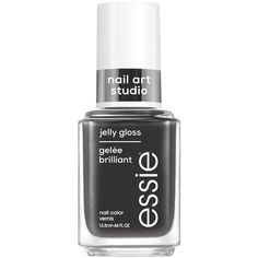 PRICES MAY VARY. Jelly Gloss Polish: essie's ink jelly is a traditional sheer black jelly nail polish with a translucent finish. Featuring a salon-quality vegan nail polish formula and sheer, yet buildable finish designed for layers of nail art fun Even, Professional Application: Our exclusive easy glide brush fits every nail size and allows for quick, streak-free, even and professional application at home. Flawless nail color coverage and durability with every brush stroke Wear 3 Ways: 1) Wear Cactus Jelly, Apricot Jelly, Nail Art Fun, Jelly Gloss, Jelly Blush, Jelly Nail Polish, America Nails, Essie Polish, Jelly Nail