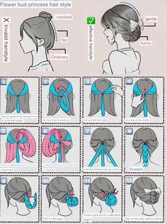 Kimono Hairstyle Short Hair, Japanese Kimono Hairstyle, Japanese Hairstyle Tutorial, Hair Drawing Reference, Best Hairstyles For Women, Hair Style Korea